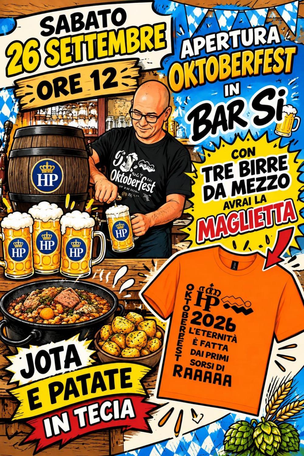 Locandina Oktoberfest BAR SÌ